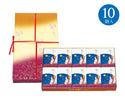萩の月 10個入 手提紙袋なし【菓匠三全】