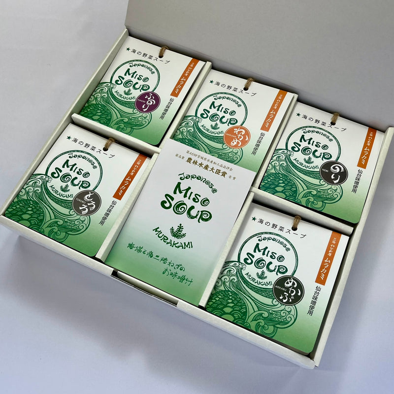 海藻の即席味噌汁 MISO SOUP 15食【ムラカミ】 | 宮城県物産振興協会