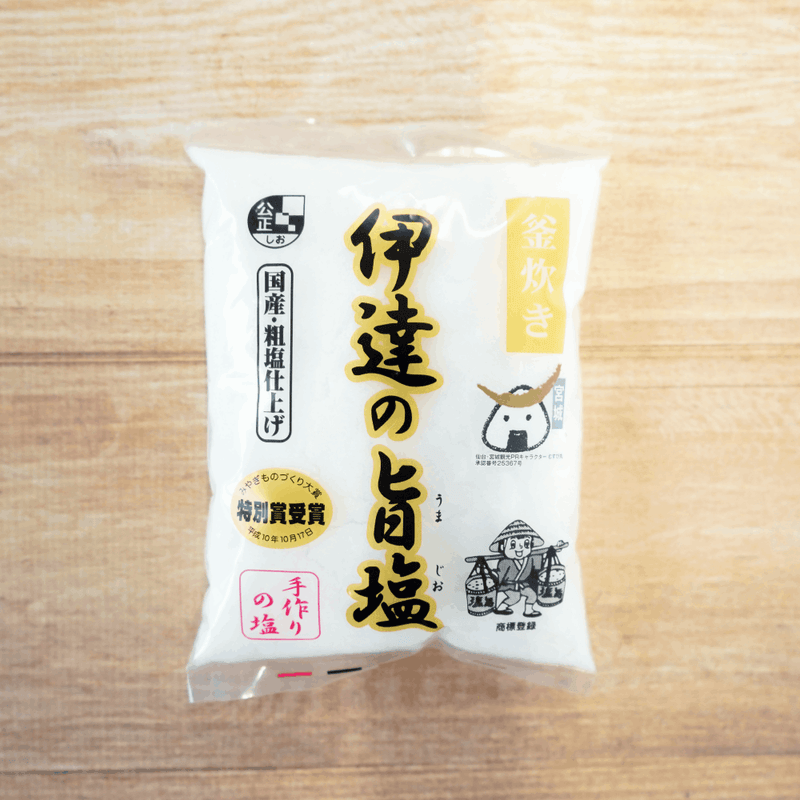伊達の旨塩-300ｇ 袋-【山田油業】