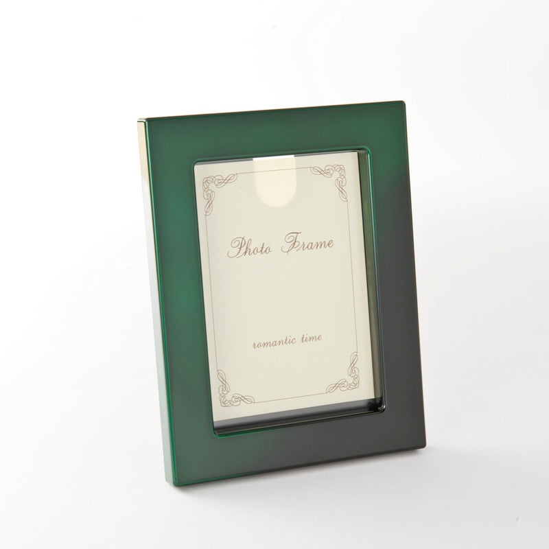 玉虫塗　フォトフレーム　緑【東北工芸製作所】